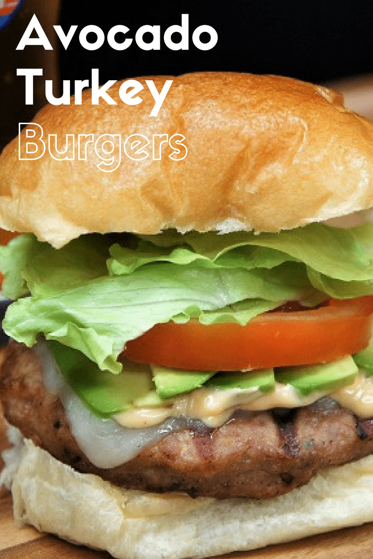 If you’re into turkey burgers, or you’re just trying to cut down on red meat, these avocado turkey burgers won’t let you down. They’re flavorful, thanks to a combination of spices and Worcestershire sauce. Then, we add even more flavor with a slightly spicy chipotle mayonnaise, avocados, Swiss cheese, lettuce and tomatoes. #avocadoturkeyburgers #turkeyburgers #burgers #summertime #summer #barbeque