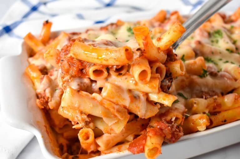 Baked Ziti with Sausage - Cook2eatwell