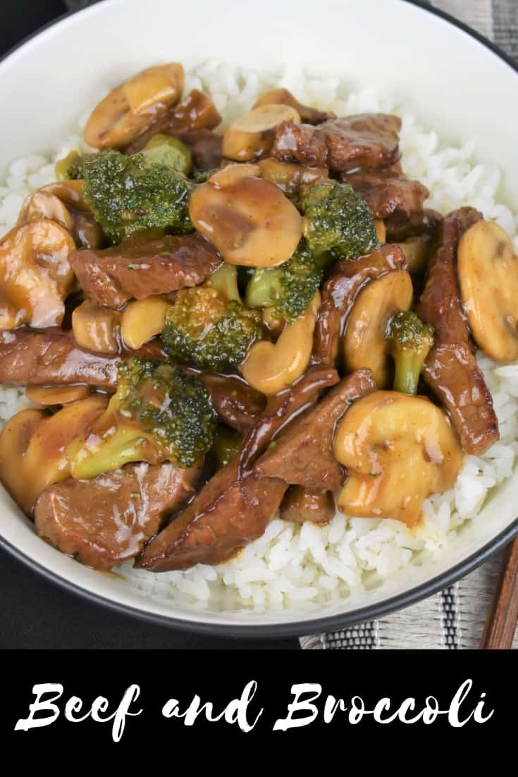 This beef & broccoli recipe will become your go-to for busy weeknights. Prep work on this dish is a snap. Serve the beef & broccoli over white rice or noodles for a delicious and filling meal. #beefandbroccoli #beef #stirfry #Chinesefood #easydinners #takeout