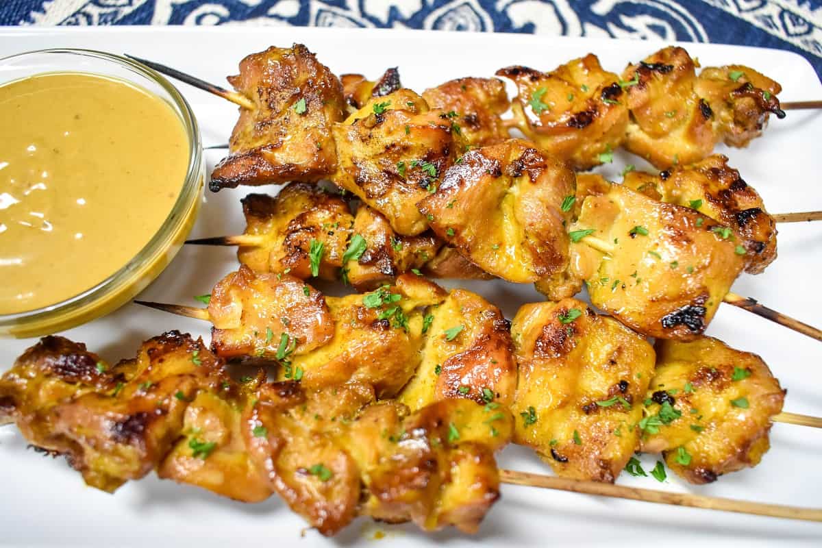 peanut satay chicken