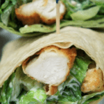 Crispy Chicken Caesar Salad Wrap