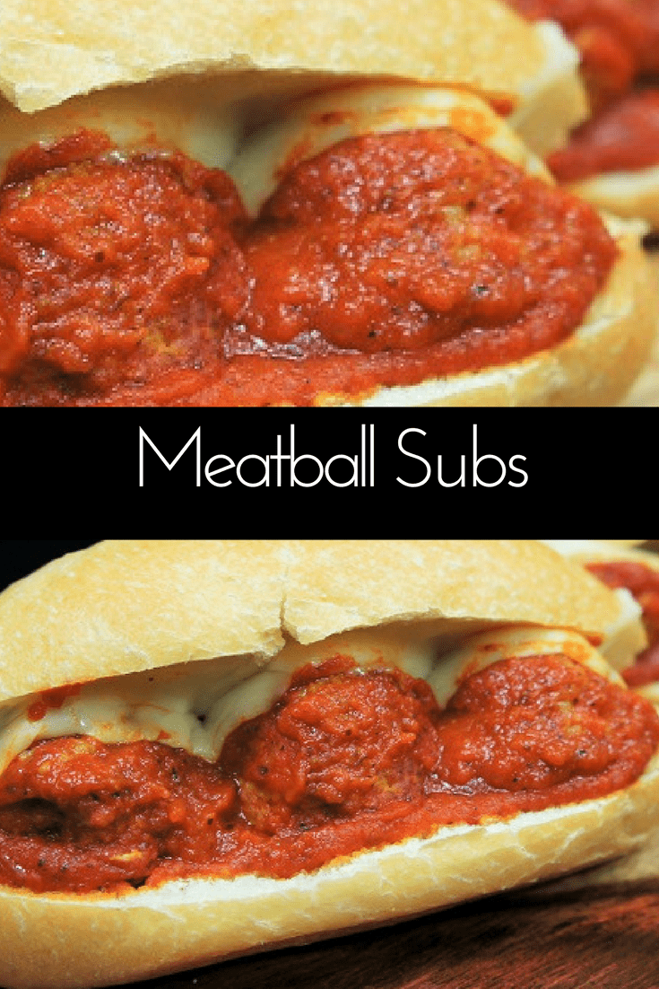 These Italian Sausage Meatball Subs make perfect weekend fare. Since the Italian sausage is seasoned already, you only need a handful of ingredients to make these delicious sandwiches. #Italiansausagemeatballs #meatballs #Italiansausage #subs #gamedayrecipes #sandwiches