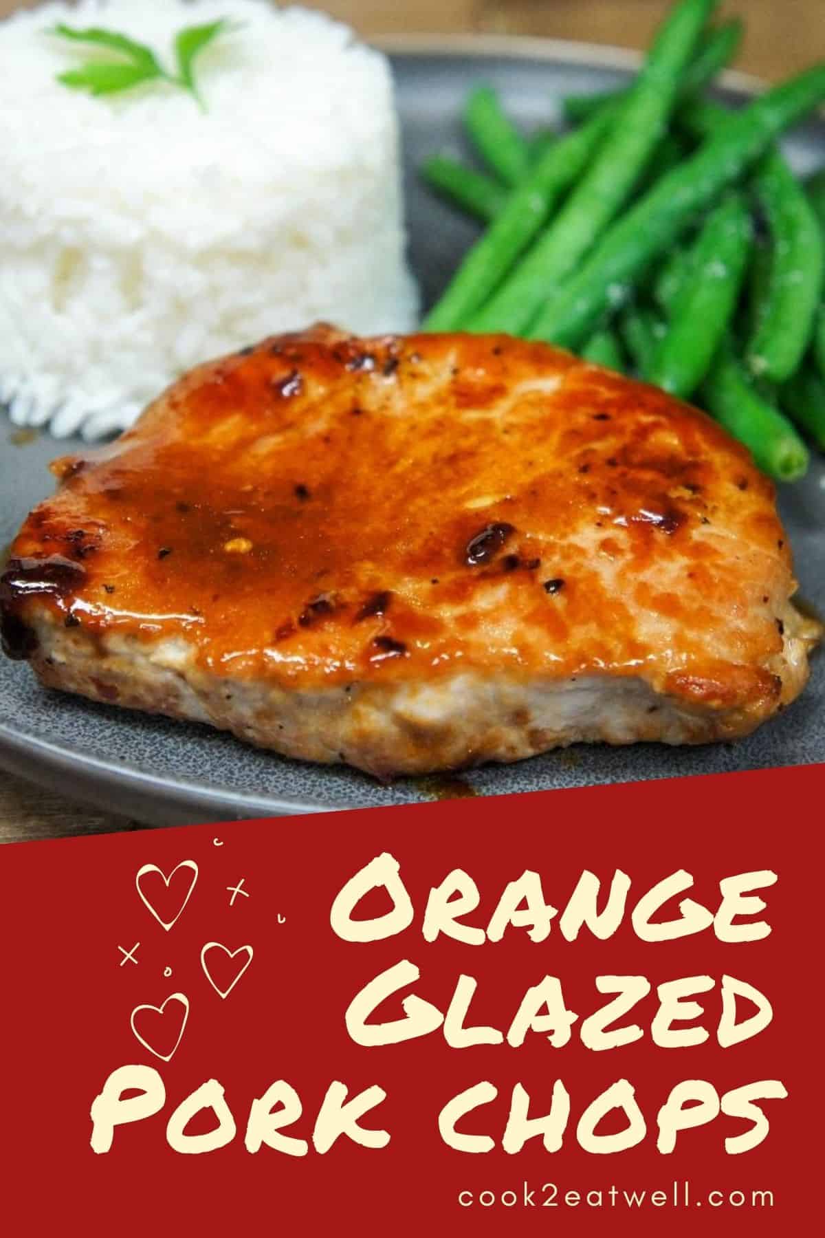 Orange Glazed Pork Chops - Cook2eatwell