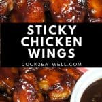 Sticky Chicken Wings Pin