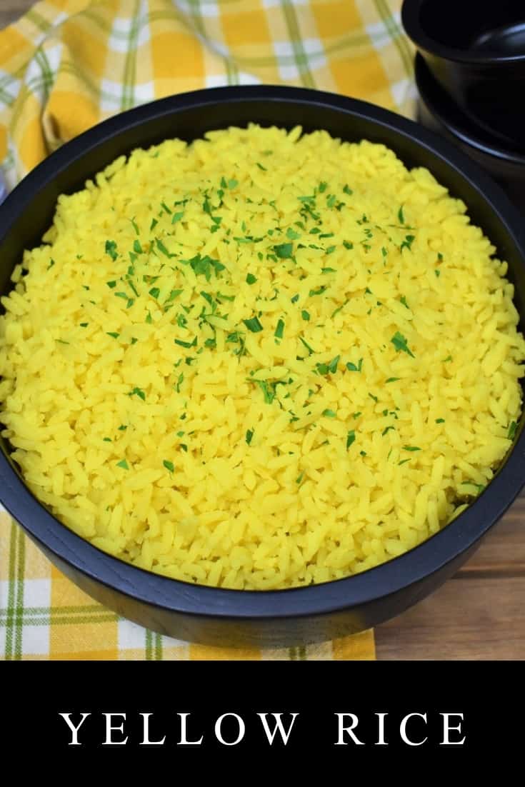 Making yellow rice at home is just as simple as making white rice. This yellow rice gets its beautiful color from good-for-you turmeric instead of from artificial coloring like in many prepackaged yellow rice mixes. It’s really easy to make and super versatile. #yellowrice #sidedishes