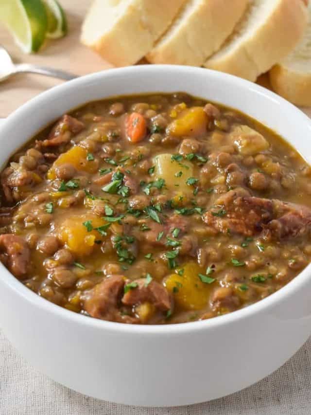 Cuban Lentil Soup Cook2eatwell