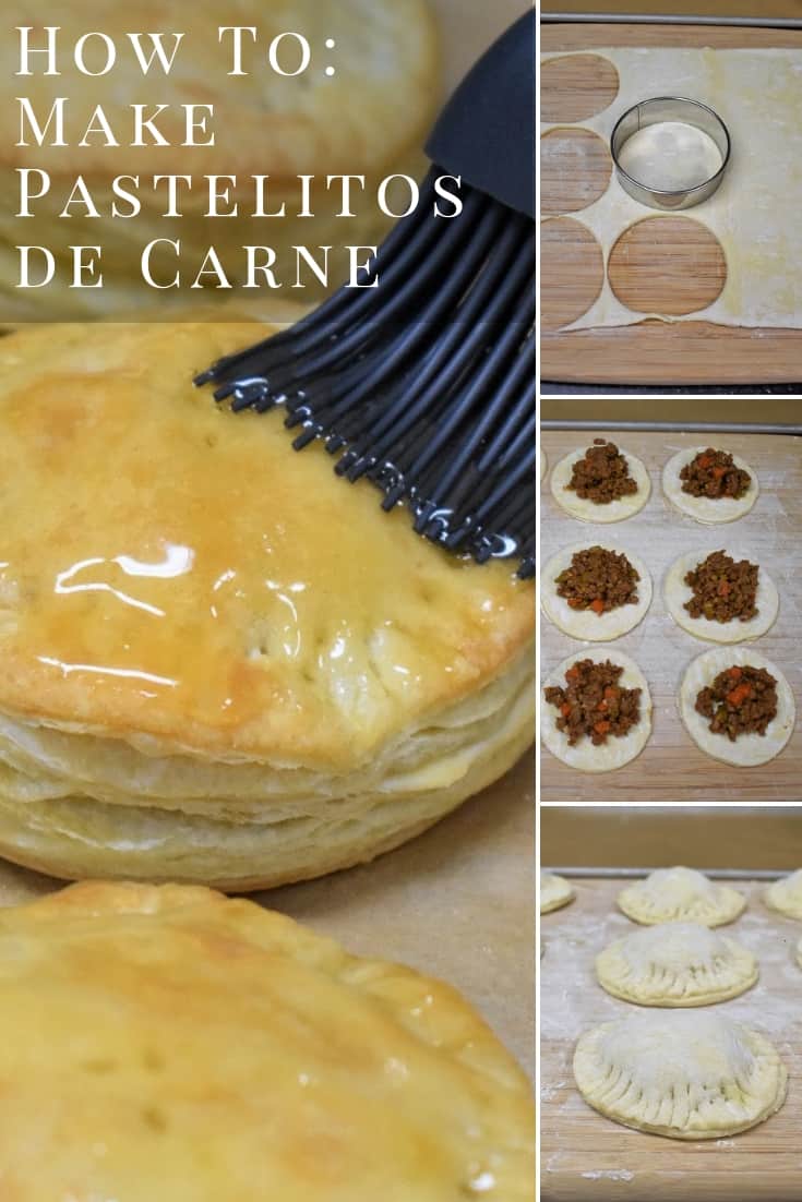 Pastelitos de carne are meat filled pastries that are topped with a sweet glaze. They can be found in Cuban cafeterias and restaurants all over Miami. But there’s no need to make the trip, because they can easily be made at home. The filling is a Cuban picadillo, that’s super easy to make. For the pastry we take some help from the market by purchasing puff pastry; and that sweet glaze is honey. See super simple! #pastelitosdecarne #meatstuffedpastry #Cubanfood #breakfast