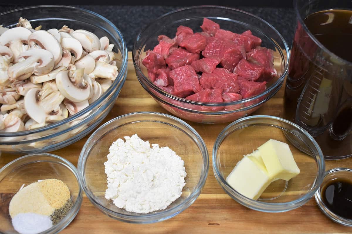 Steak and Mushrooms - Cook2eatwell