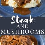 Steak and mushrooms PIN