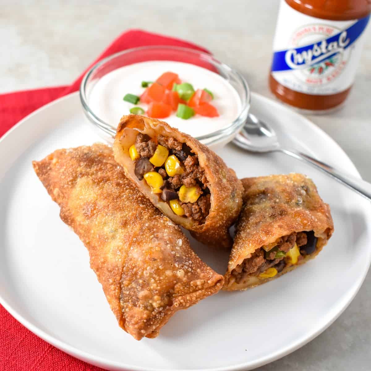 Southwestern Egg Rolls - Cook2eatwell