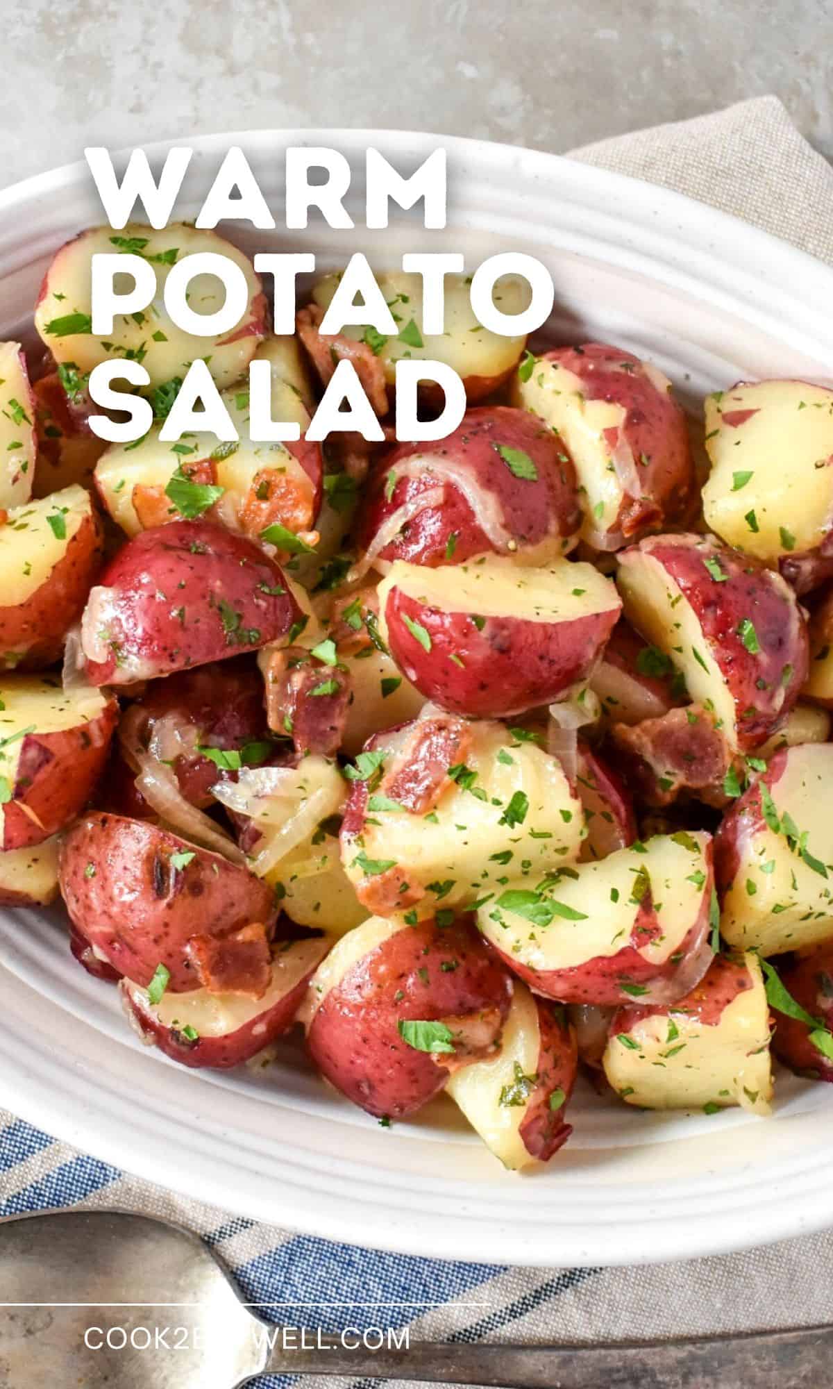 Warm Potato Salad - Cook2eatwell