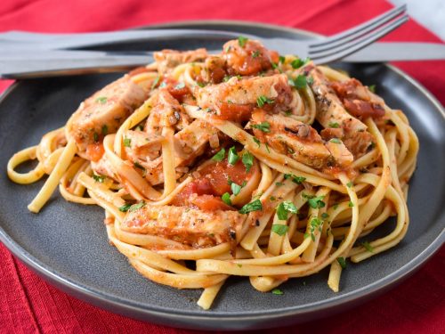 Chicken Tomato Pasta - Cook2eatwell