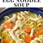 Chicken Egg Noodle Soup Pin