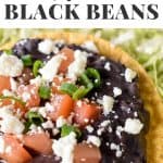 Refried Black Beans Pin