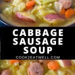 Cabbage Sausage Soup Pin