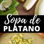 Sopa de platano Pin