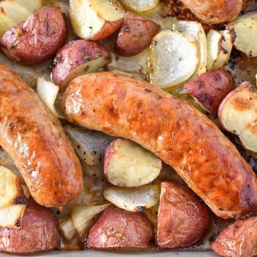 Baked Italian Sausage and Potatoes Cook2eatwell