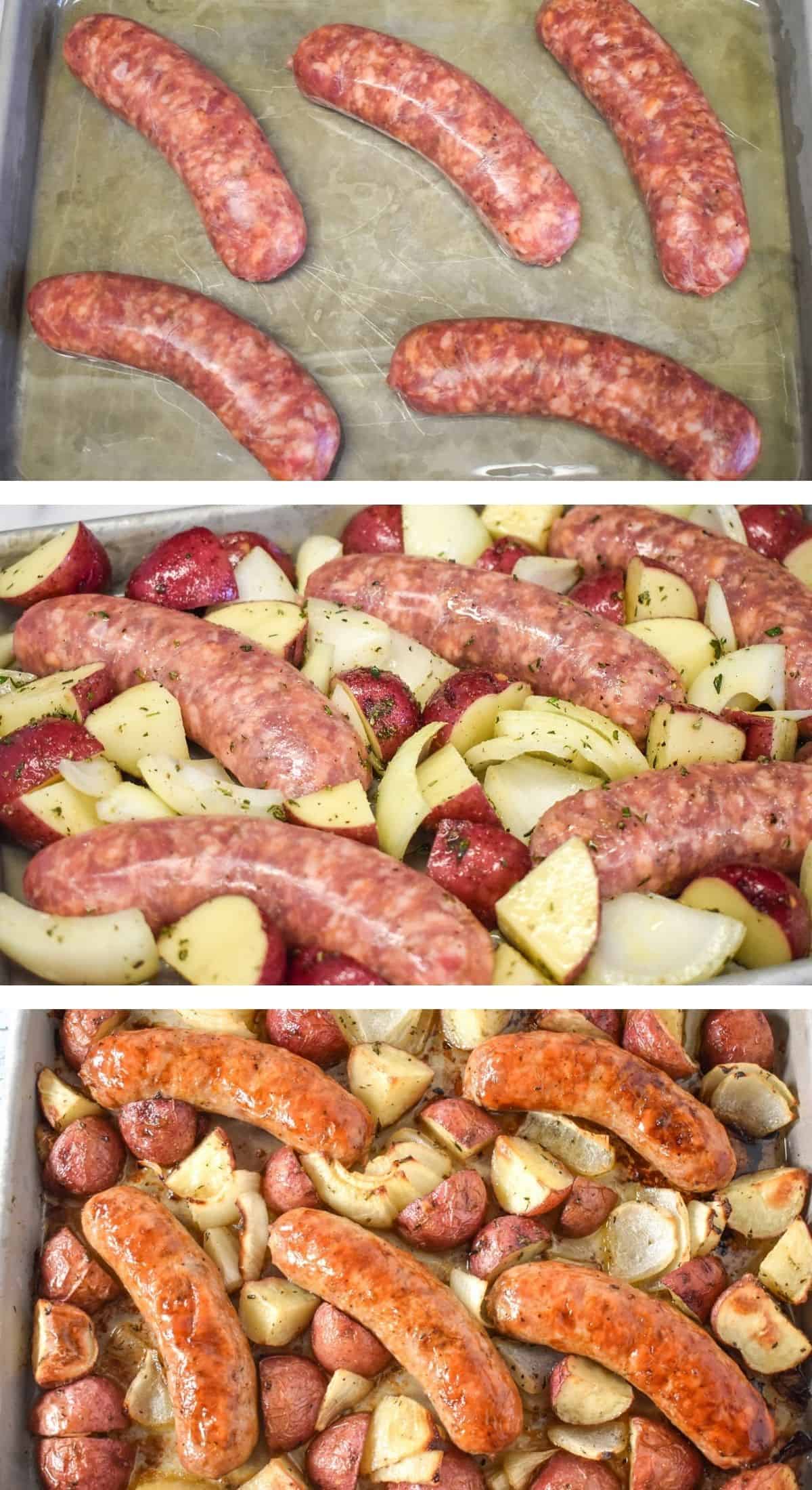 Baked Italian Sausage and Potatoes Cook2eatwell
