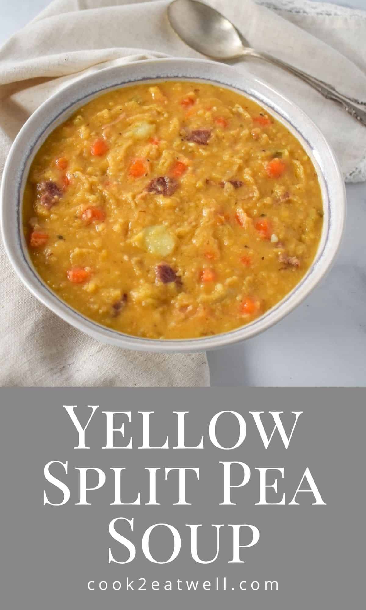Yellow Split Pea Soup Cook2eatwell