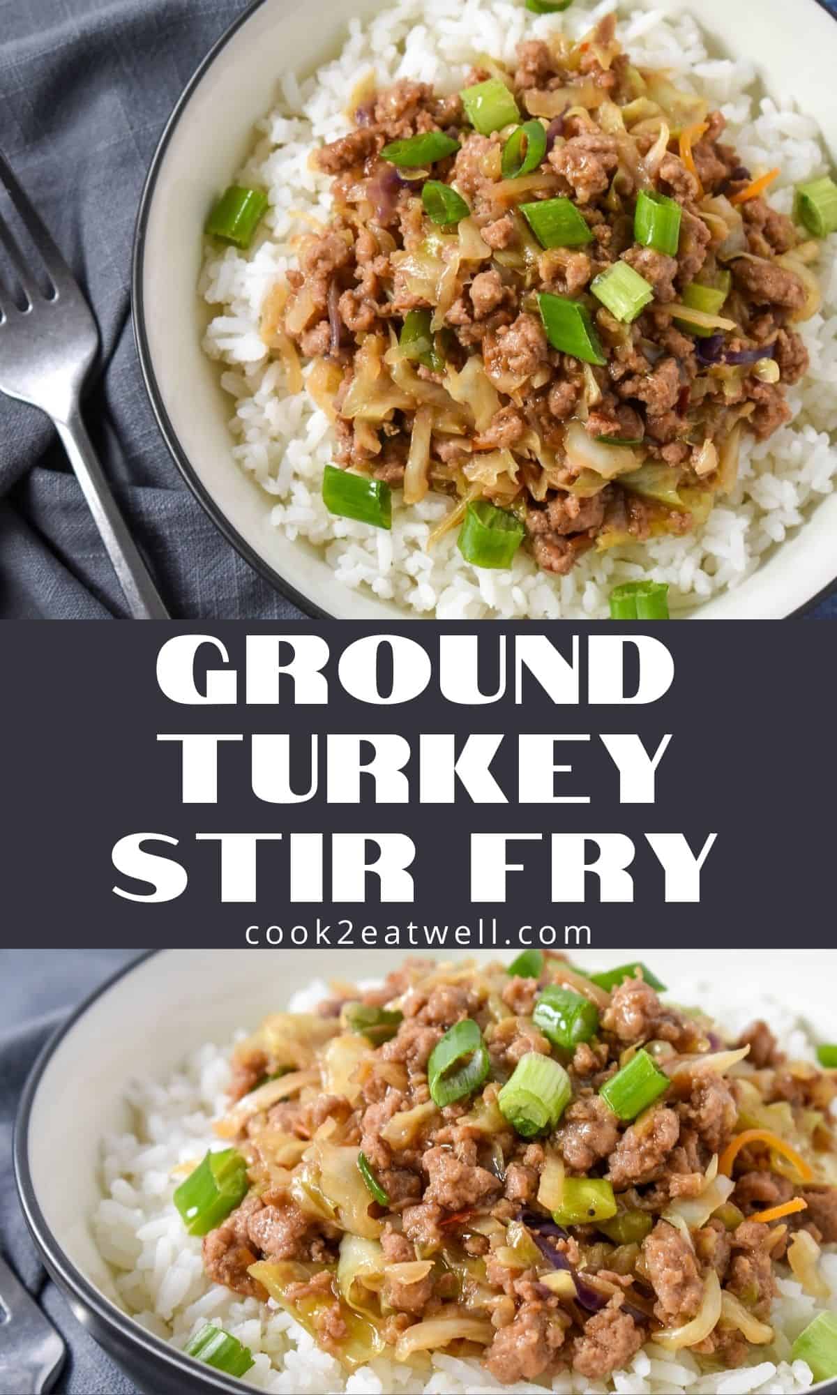Ground Turkey Stir Fry - Cook2eatwell
