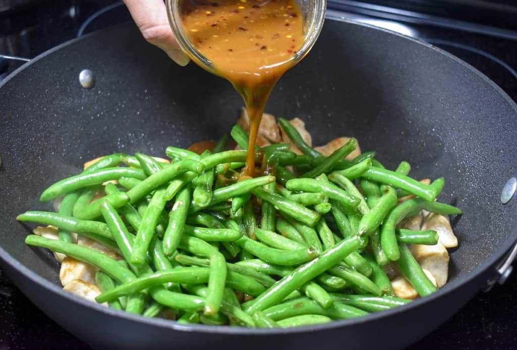 Chicken Green Bean Stir Fry - Cook2eatwell