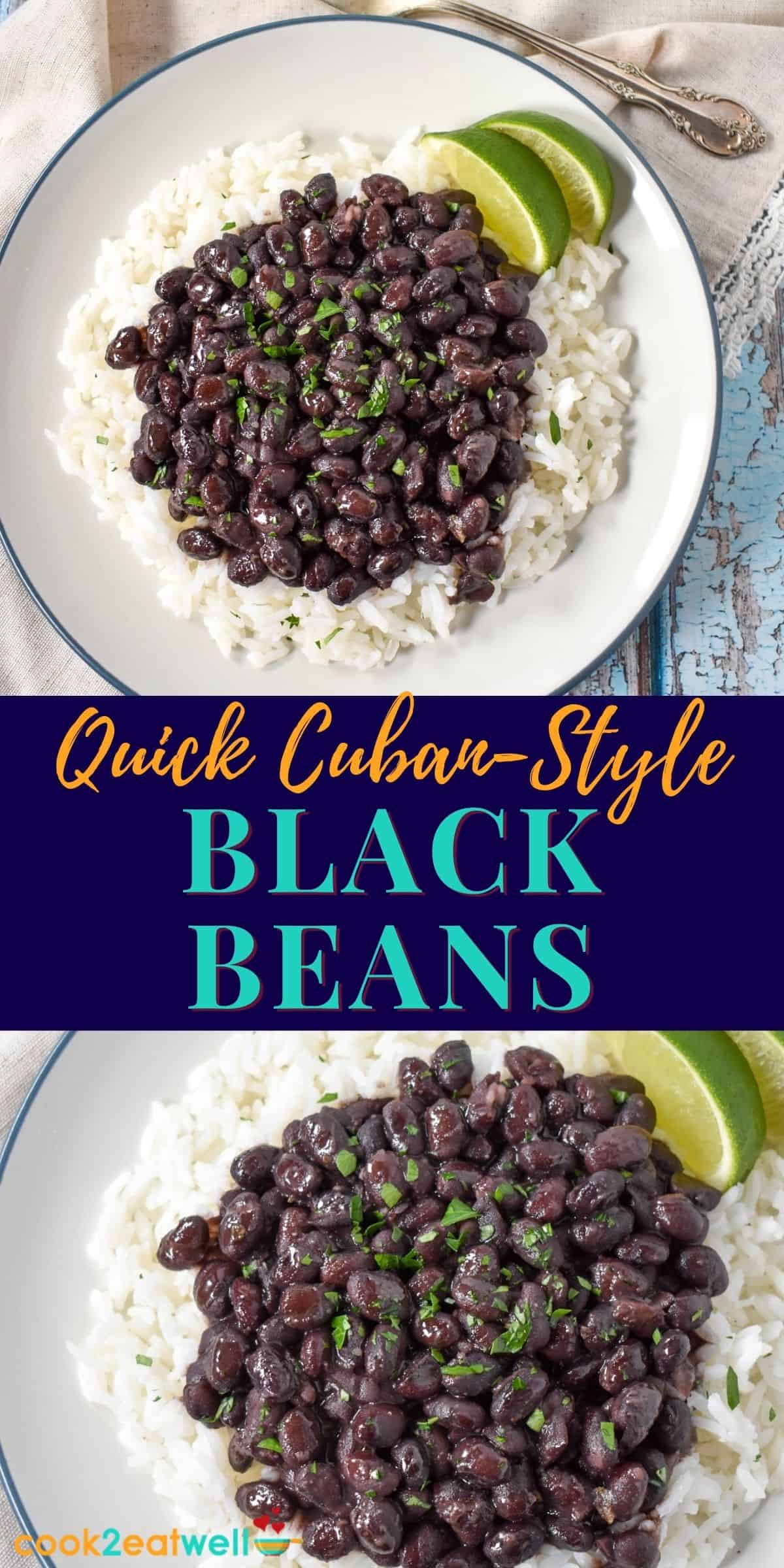 Quick Cuban Style Black Beans Cook2eatwell