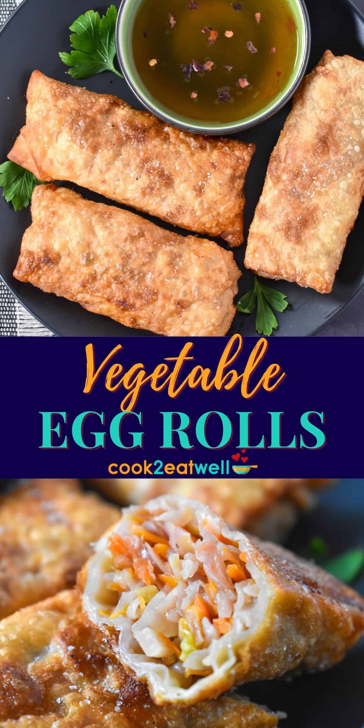 Vegetable Egg Rolls Cook2eatwell