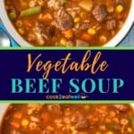 Vegetable beef soup pin