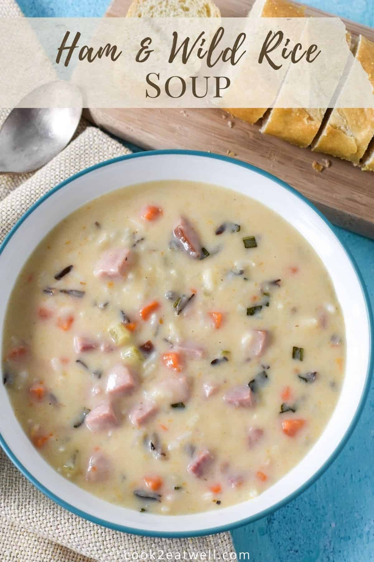 Ham and Wild Rice Soup Cook2eatwell