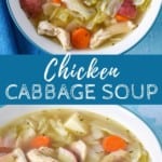 Chicken cabbage soup pin.