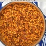 beef and macaroni pin