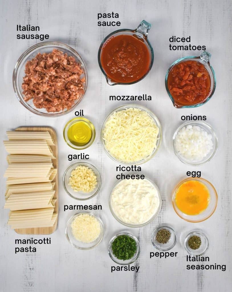 Baked Manicotti - Cook2eatwell
