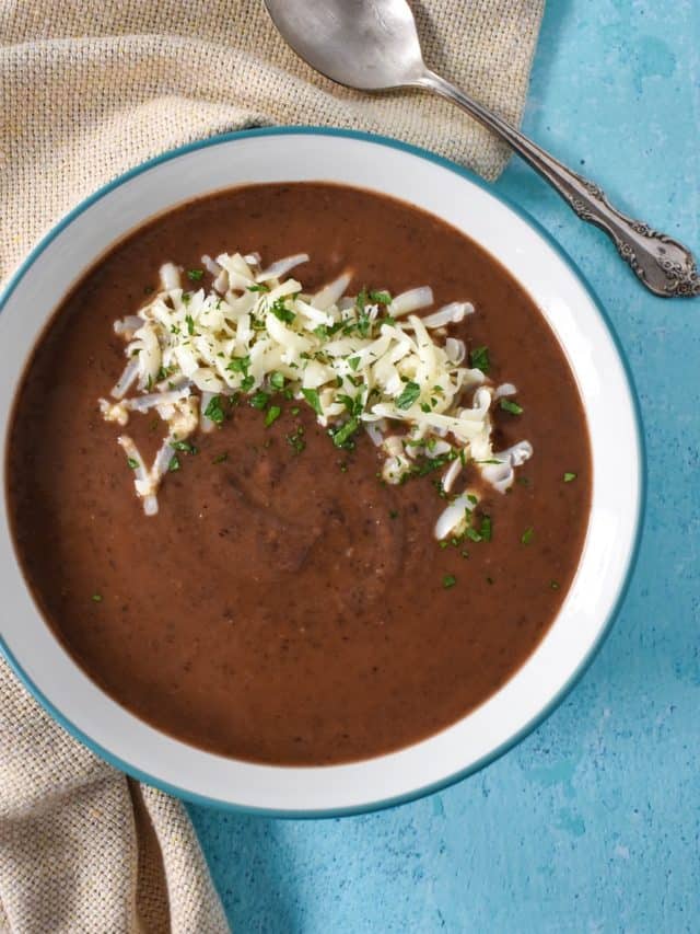 Easy Black Bean Soup Cook2eatwell