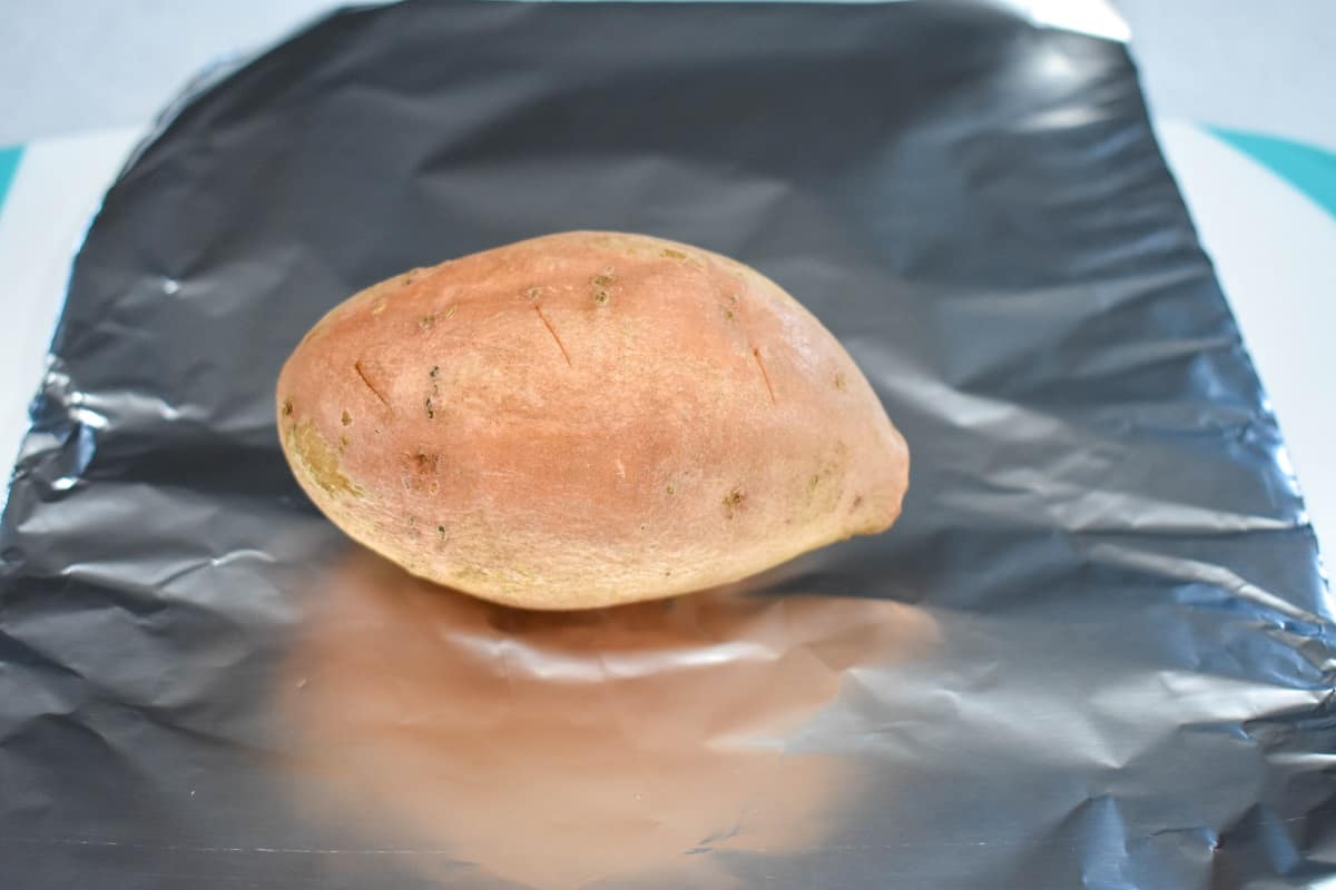 making sweet potato skins image 2