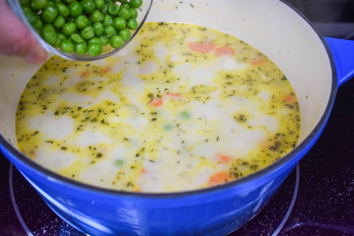 making chicken pot pie soup image 7