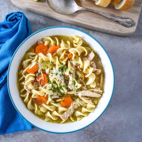 Turkey Noodle Soup - Cook2eatwell