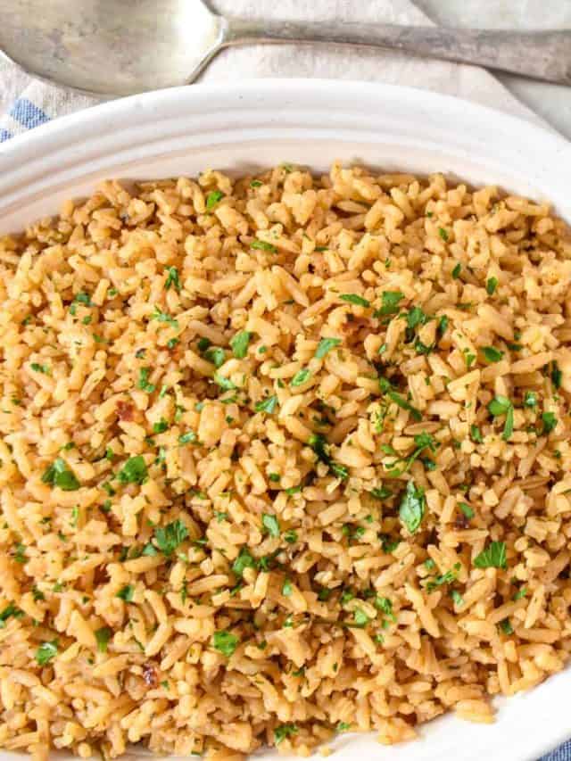 Easy Seasoned Rice Recipe Cook2eatwell