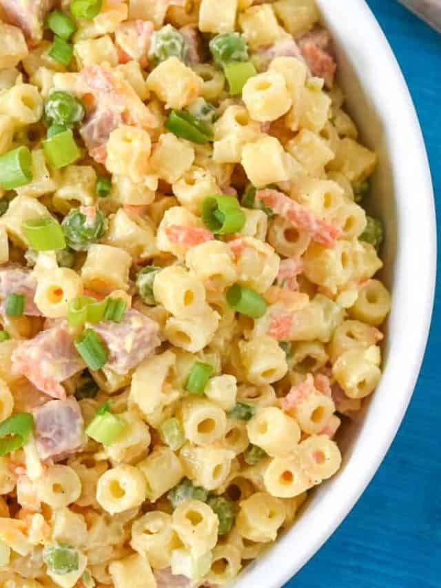 Ham Macaroni Salad Cook2eatwell