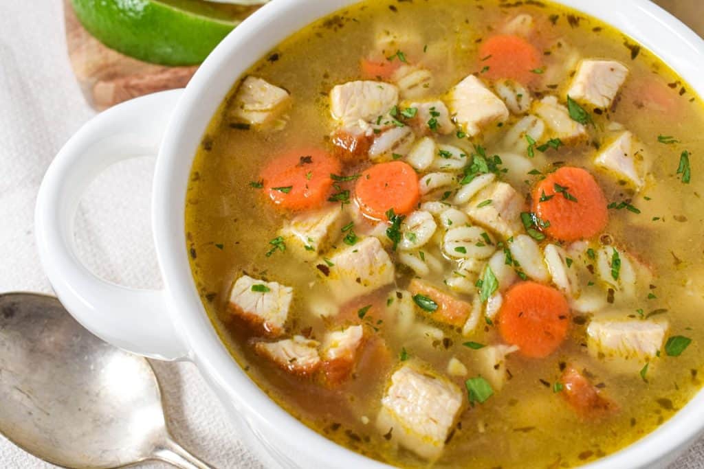 Turkey Barley Soup - Cook2eatwell